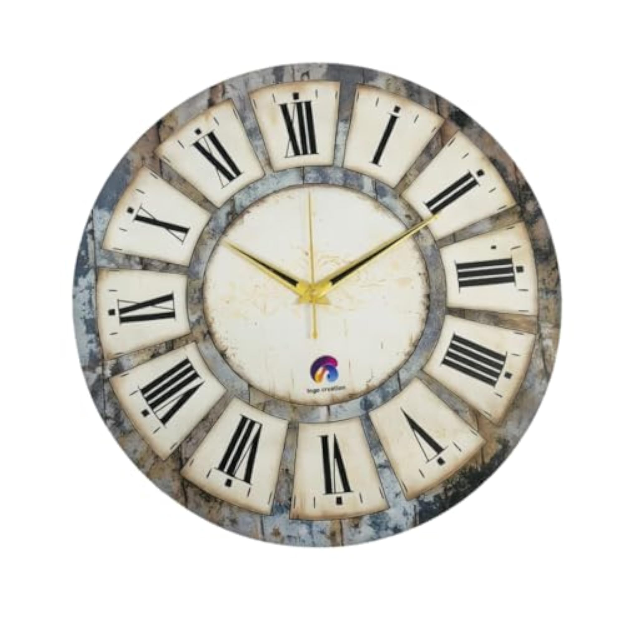 Modern Wall Clock 18 Inch, Premium Wooden Build